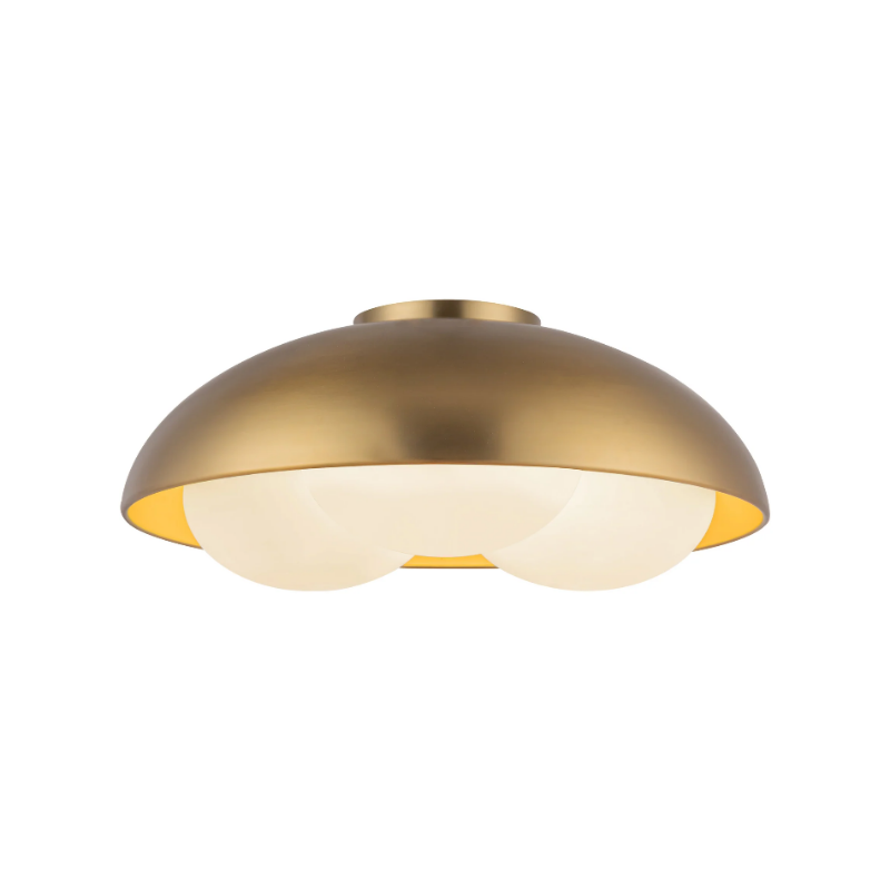 Alora Mood FM495316 Robyn 3-lt 16" Flush Mount - Brushed Gold