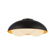 Alora Mood FM495316 Robyn 3-lt 16" Flush Mount - Matte Black