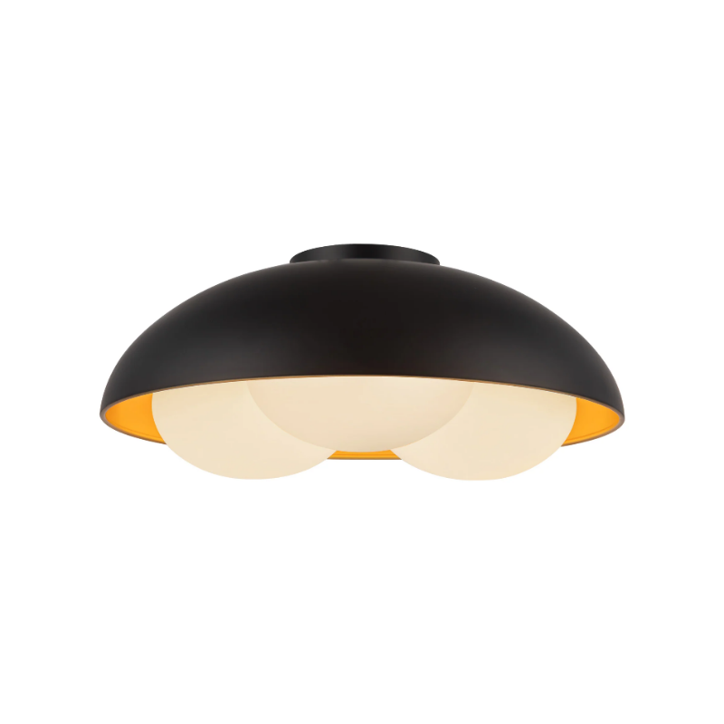 Alora Mood FM495316 Robyn 3-lt 16" Flush Mount - Matte Black