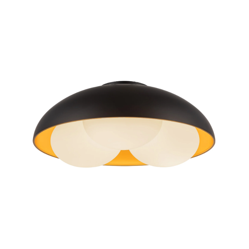 Alora Mood FM495316 Robyn 3-lt 16" Flush Mount - Matte Black