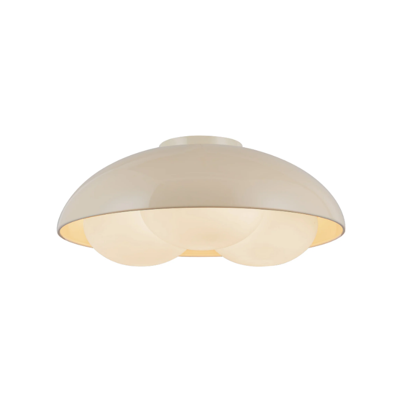 Alora Mood FM495316 Robyn 3-lt 16" Flush Mount - Pearl White