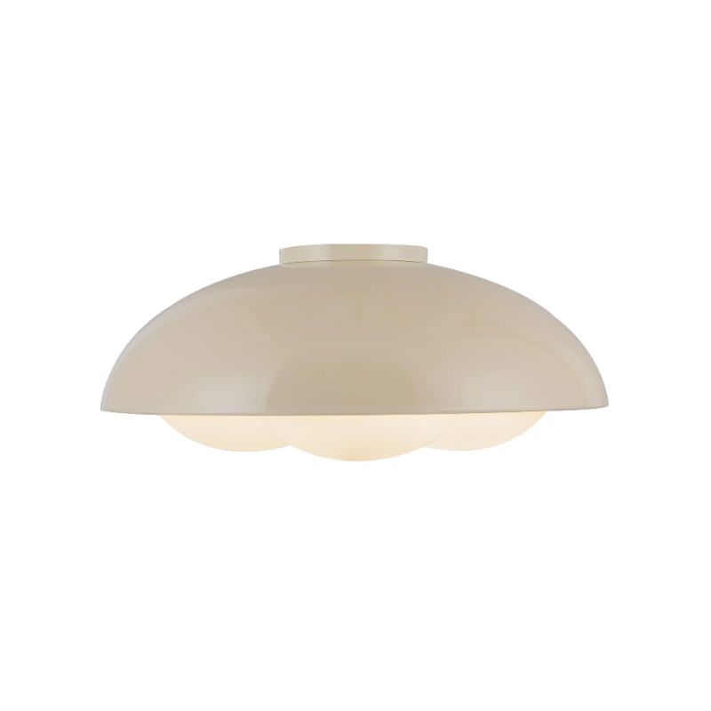 Alora Mood FM495316 Robyn 3-lt 16" Flush Mount - Pearl White