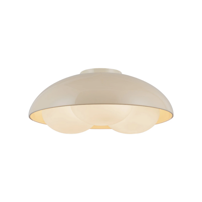 Alora Mood FM495316 Robyn 3-lt 16" Flush Mount - Pearl White