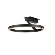 Kuzco SF27716-3WCCT-UNV Roda 1-lt 16" LED Flush Mount, CCT Selectable - Black