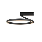 Kuzco SF27716-3WCCT-UNV Roda 1-lt 16" LED Flush Mount, CCT Selectable - Black