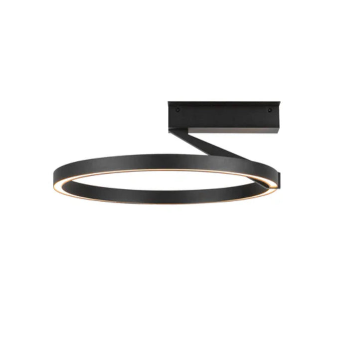 Kuzco SF27716-3WCCT-UNV Roda 1-lt 16" LED Flush Mount, CCT Selectable - Black