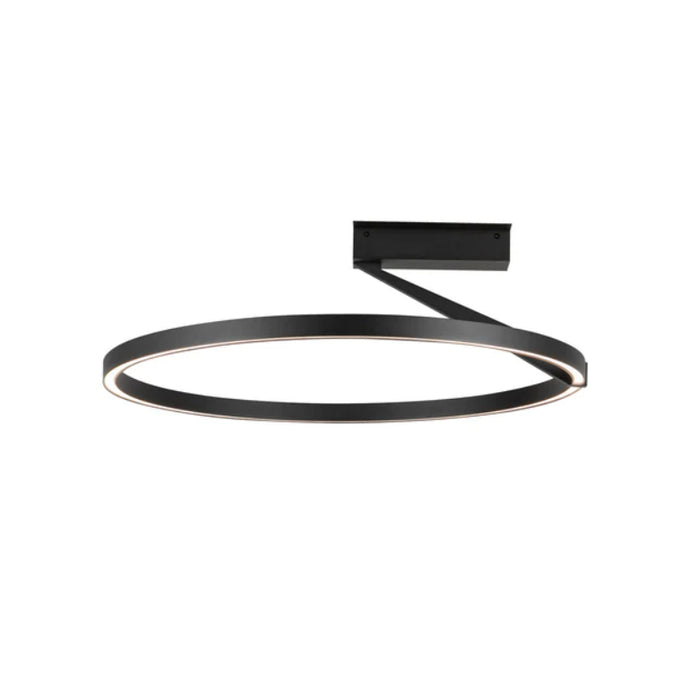 Kuzco SF27724-3WCCT-UNV Roda 1-lt 24" LED Flush Mount, CCT Selectable - Black