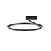 Kuzco SF27724-3WCCT-UNV Roda 1-lt 24" LED Flush Mount, CCT Selectable - Black
