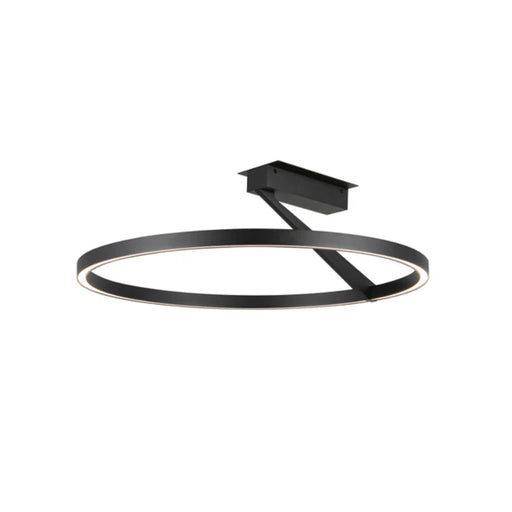 Kuzco SF27724-3WCCT-UNV Roda 1-lt 24" LED Flush Mount, CCT Selectable - Black