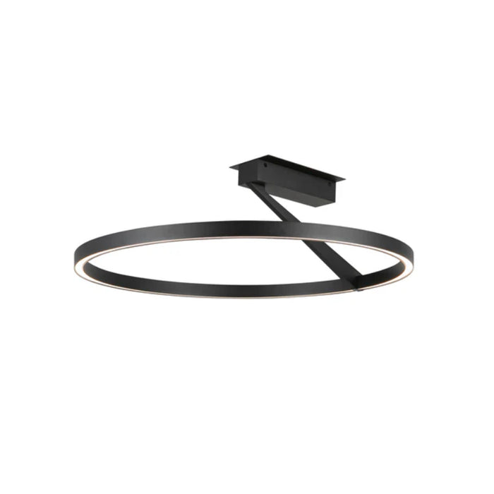 Kuzco SF27724-3WCCT-UNV Roda 1-lt 24" LED Flush Mount, CCT Selectable - Black