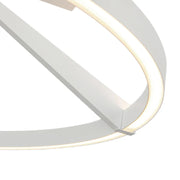 Kuzco SF27724-3WCCT-UNV Roda 1-lt 24" LED Flush Mount, CCT Selectable - White