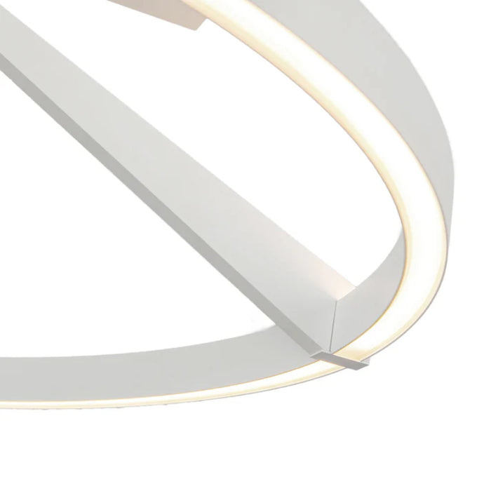 Kuzco SF27724-3WCCT-UNV Roda 1-lt 24" LED Flush Mount, CCT Selectable - White