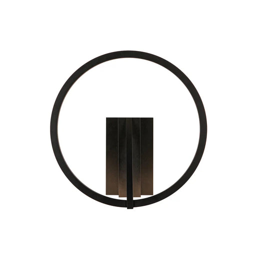 Kuzco WS27713-3WCCT-UNV Roda 1-lt 12" LED Wall Sconce, CCT Selectable - Black