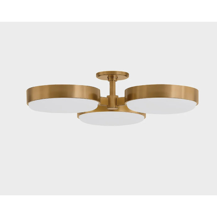 Troy C1330 Rory 3-lt 30" Semi Flush Mount