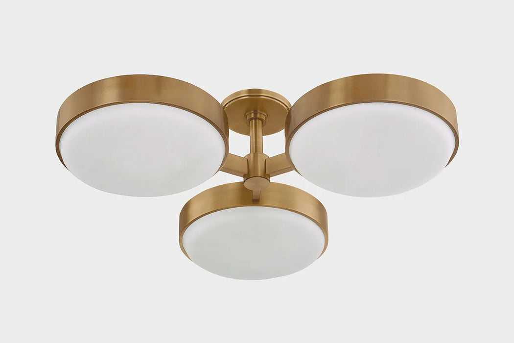Troy C1330 Rory 3-lt 30" Semi Flush Mount