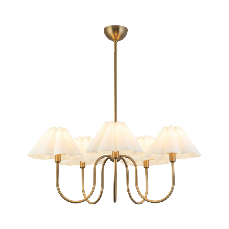 Alora Mood CH610530 Rosemary 5-lt 31" Chandelier - Brushed Gold