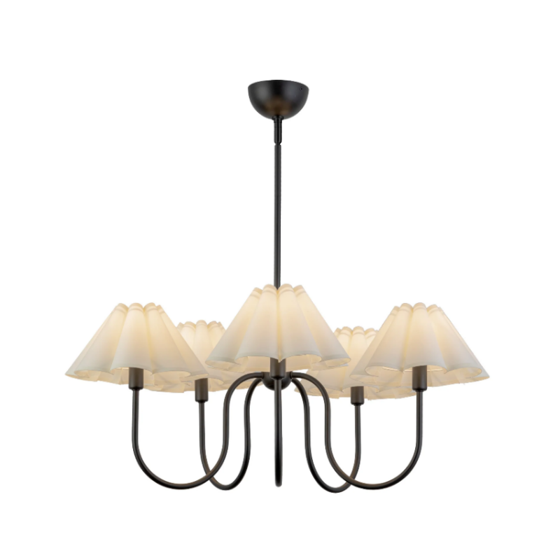 Alora Mood CH610530 Rosemary 5-lt 31" Chandelier - Matte Black