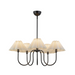 Alora Mood CH610530 Rosemary 5-lt 31" Chandelier - Matte Black