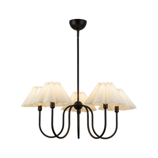Alora Mood CH610530 Rosemary 5-lt 31" Chandelier - Matte Black