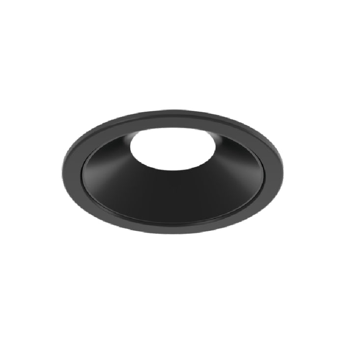 CSL WS-AIC-1 Whisper Flex LED Round Adjustable Trim - Black Trim/Black Reflector