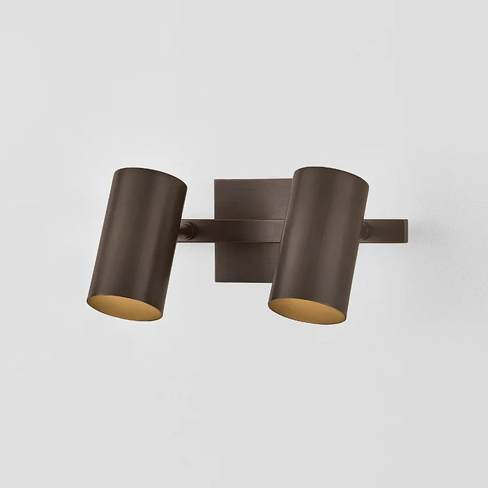 Troy B1906 Rueben 2-lt 12" Bath and Vanity - Bronze
