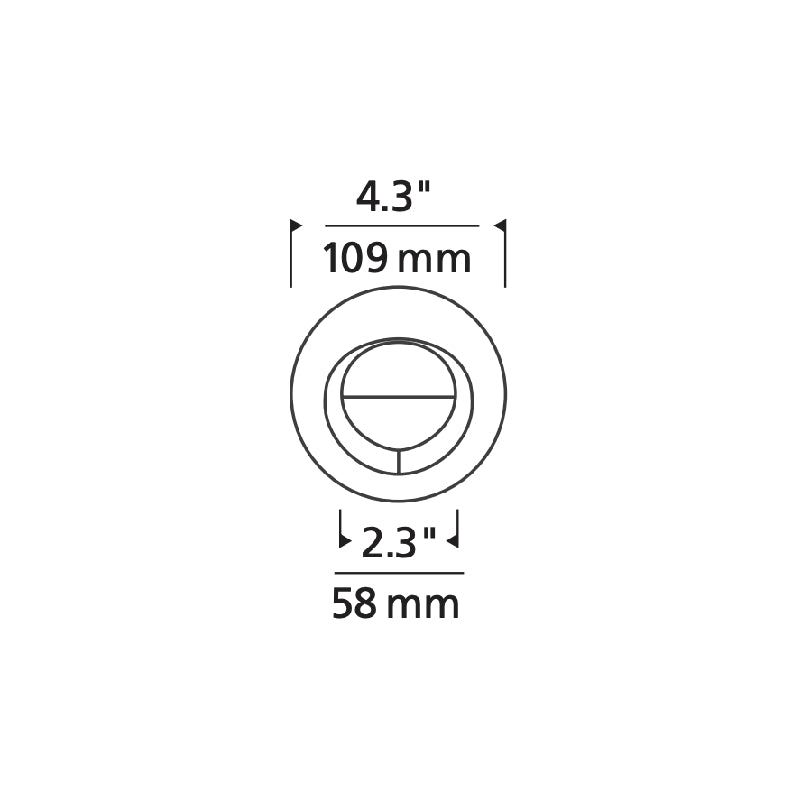 Element E3RFW 3" LED Round Flanged Wall Wash Trim