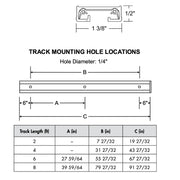 Juno R6 Trac-Lites 6-Ft Single Circuit Track