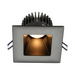 Lotus LD4S-HO 4" 18W LED Square Deep Regressed Plenum Rated Downlight, Dim to Warm 3000-1800K - Black/Black