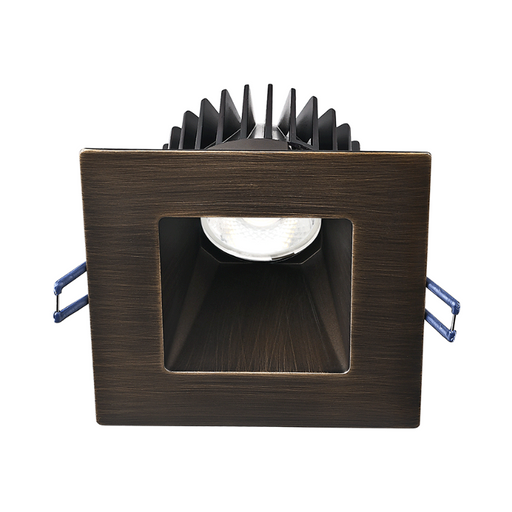 Lotus LD4S-HO 4" 18W LED Square Deep Regressed Plenum Rated Downlight, Dim to Warm 3000-2000K - Oil Rubbed Bronze
