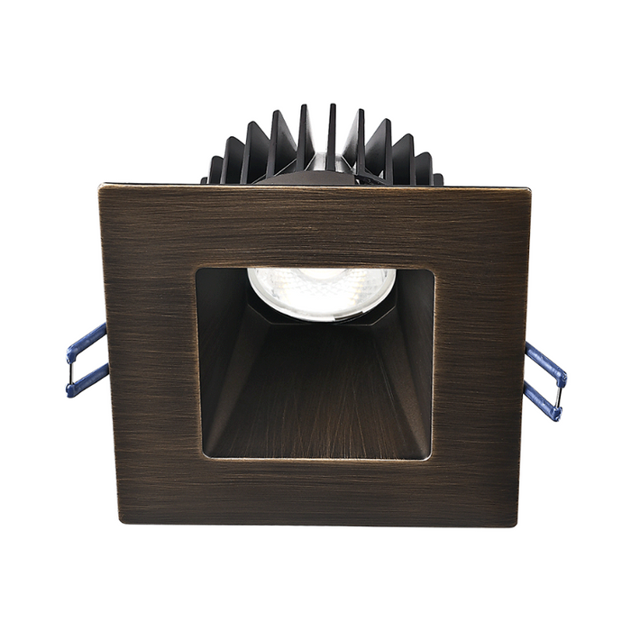 Lotus LD4S-HO 4" 18W LED Square Deep Regressed Plenum Rated Downlight, Dim to Warm 3000-1800K - Oil Rubbed Bronze