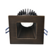 Lotus LD4S-HO 4" 18W LED Square Deep Regressed Plenum Rated Downlight, Dim to Warm 3000-1800K - Oil Rubbed Bronze