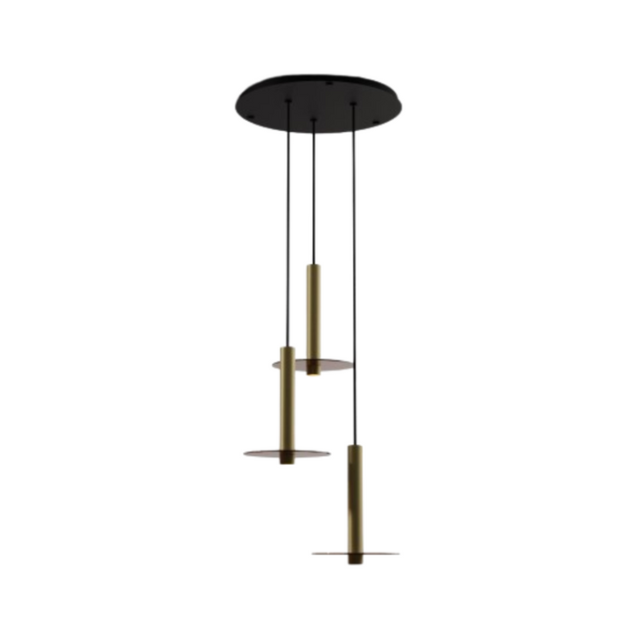 Koncept CMP-C3-S-12 Combi LED Pendant, Glass Plate