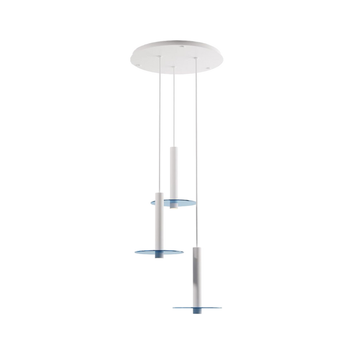 Koncept CMP-C3-S-12 Combi LED Pendant, Glass Plate