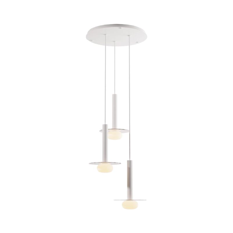 Koncept CMP-C3-S-12 Combi LED Pendant, Glass Plate with Frosted Glass Ball