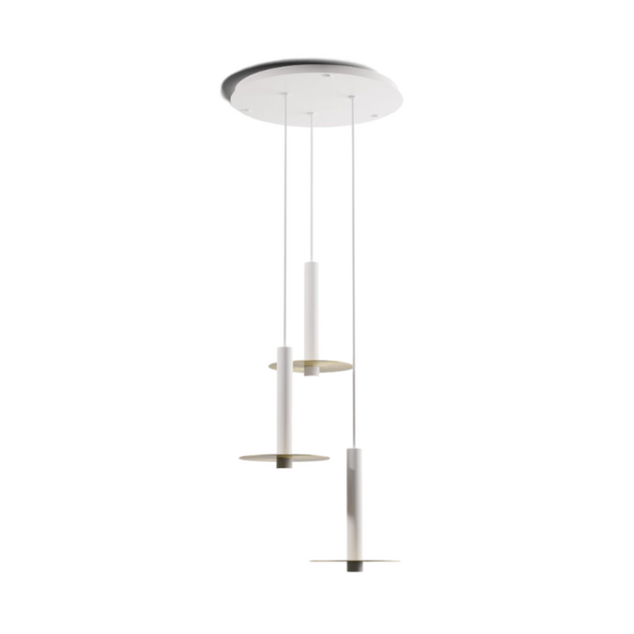 Koncept CMP-C3-S-12 Combi LED Pendant, Metal Plate