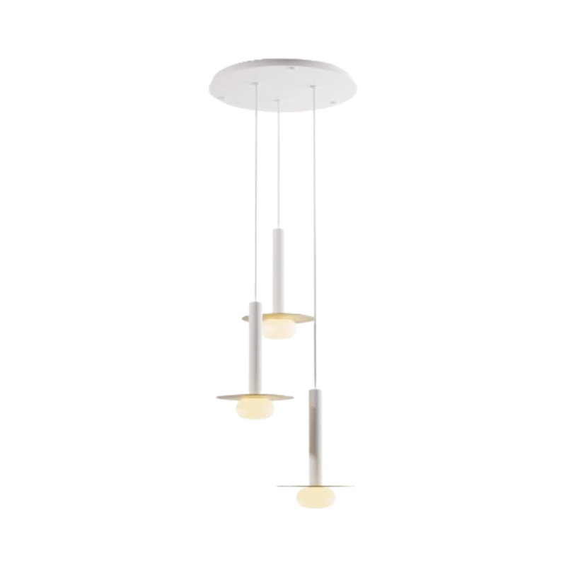 Koncept CMP-C3-S-12 Combi LED Pendant, Metal Plate with Frosted Glass Ball