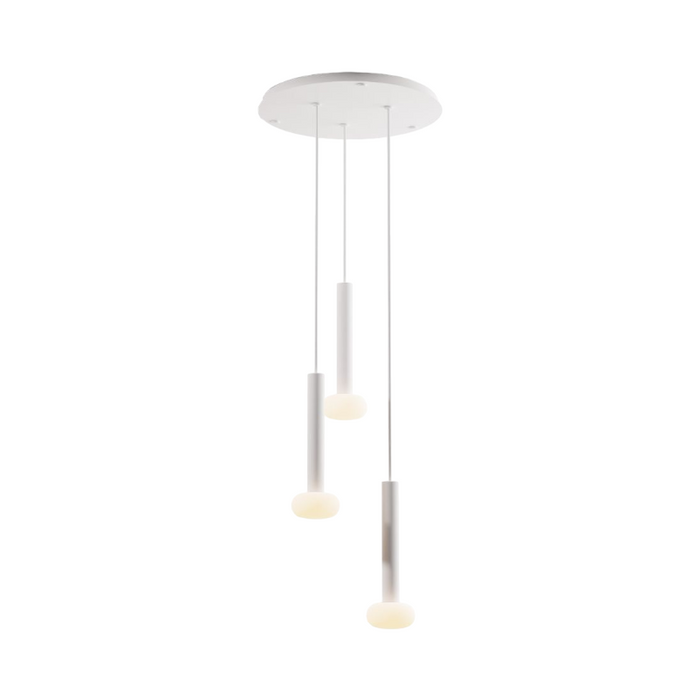 Koncept CMP-C3-S-12 Combi LED Pendant, Frosted Glass Ball
