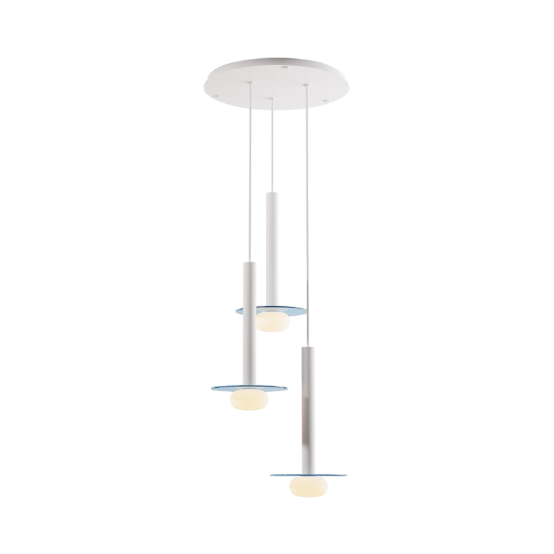 Koncept CMP-C3-S-16 Combi LED Pendant, Glass Plate with Frosted Glass Ball