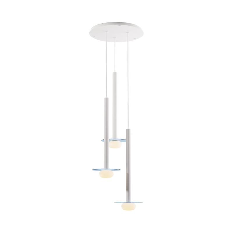 Koncept CMP-C3-S-24 Combi LED Pendant, Glass Plate with Frosted Glass Ball