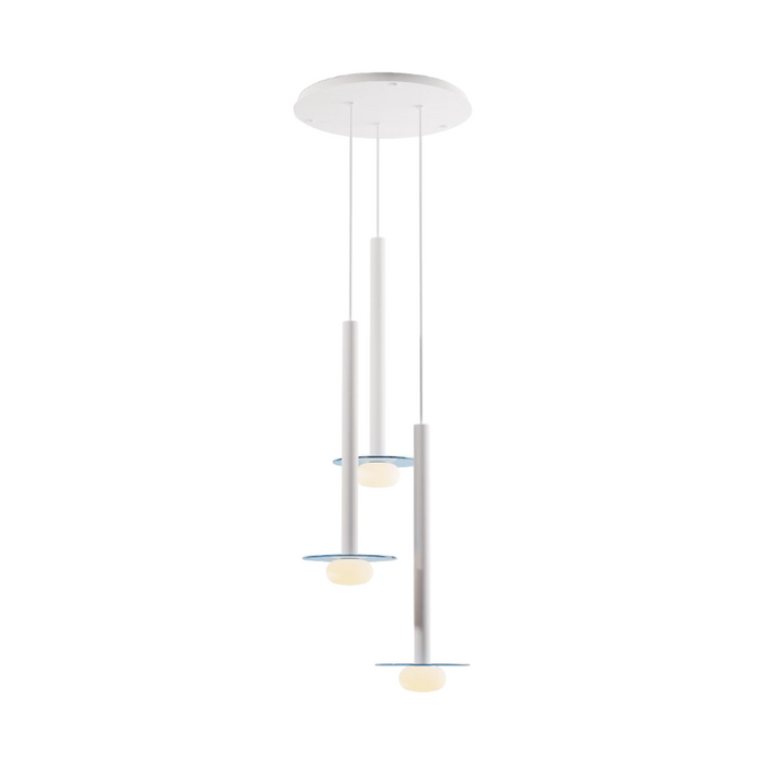 Koncept CMP-C3-S-24 Combi LED Pendant, Glass Plate with Frosted Glass Ball