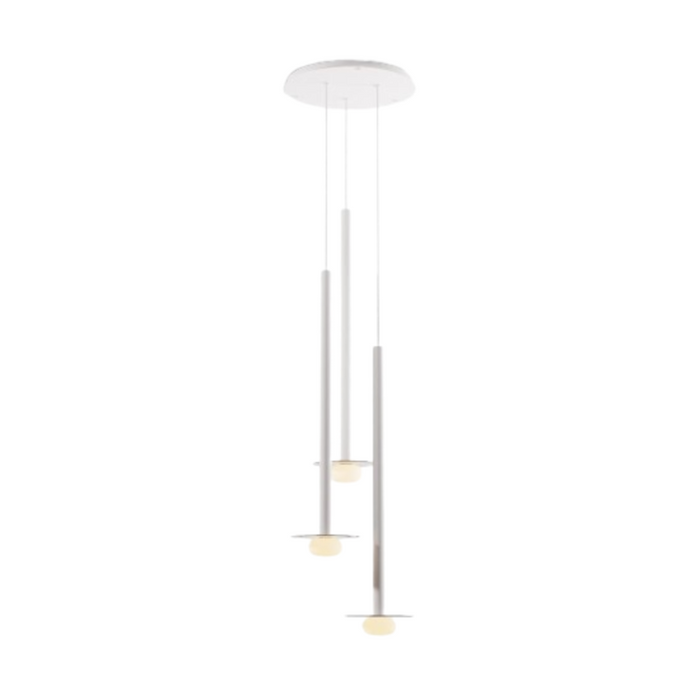 Koncept CMP-C3-S-36 Combi LED Pendant, Glass Plate with Frosted Glass Ball