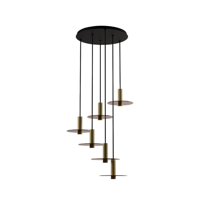 Koncept CMP-C6-S-06 Combi LED Pendant, Glass Plate