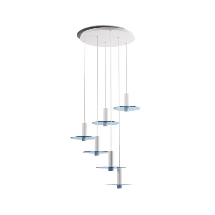 Koncept CMP-C6-S-06 Combi LED Pendant, Glass Plate