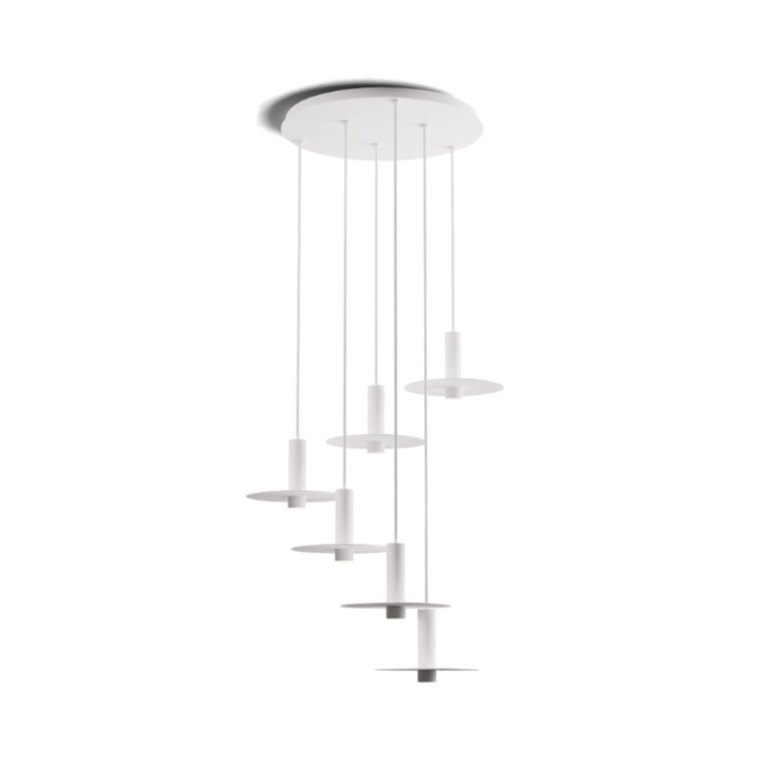 Koncept CMP-C6-S-06 Combi LED Pendant, Metal Plate