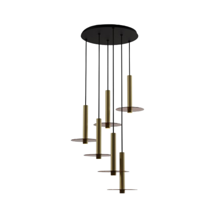 Koncept CMP-C6-S-12 Combi LED Pendant, Glass Plate