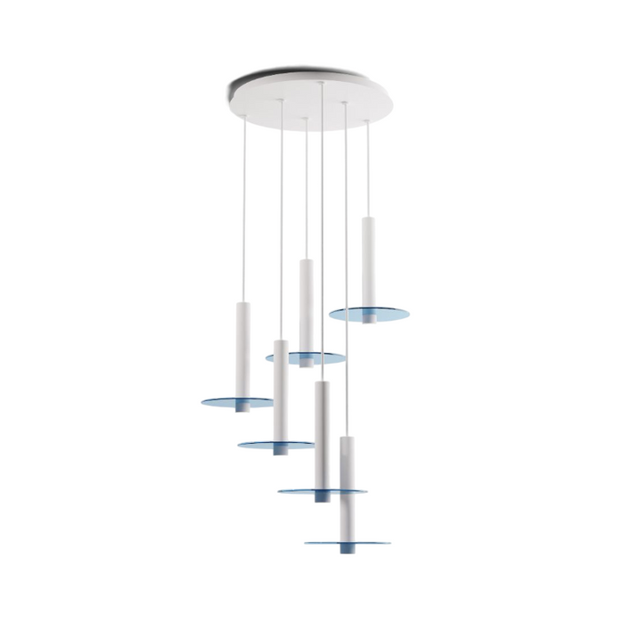 Koncept CMP-C6-S-12 Combi LED Pendant, Glass Plate