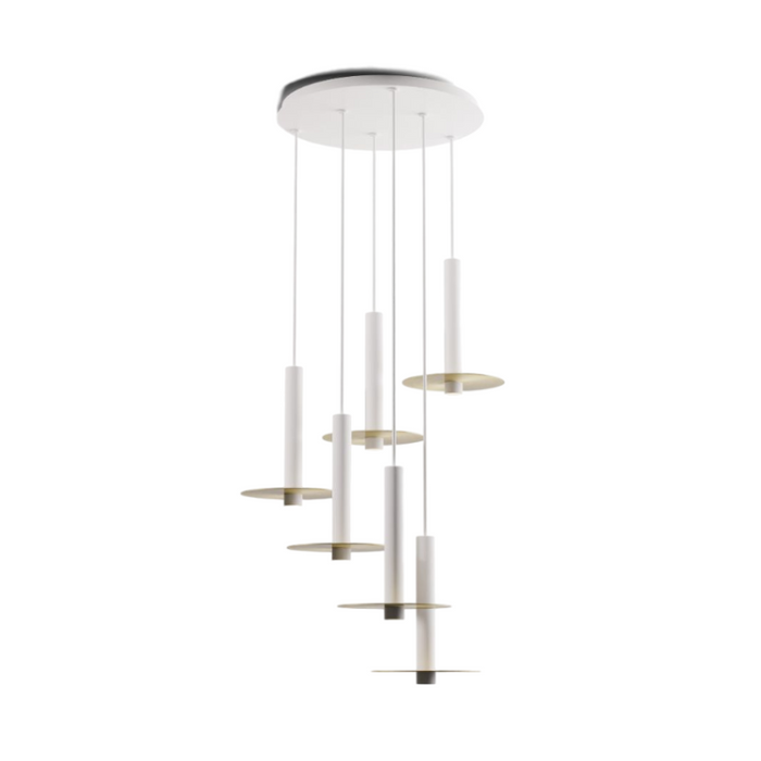 Koncept CMP-C6-S-12 Combi LED Pendant, Metal Plate