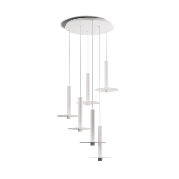 Koncept CMP-C6-S-12 Combi LED Pendant, Metal Plate