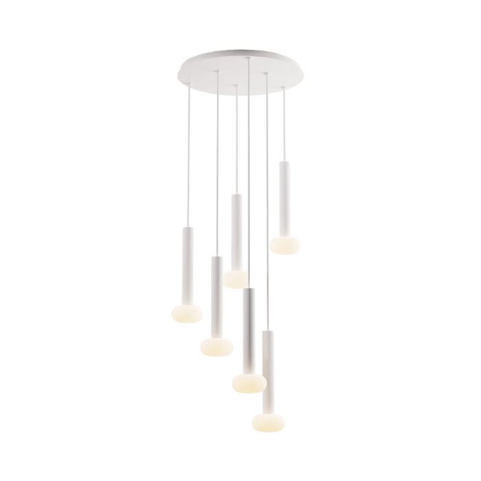 Koncept CMP-C6-S-12 Combi LED Pendant, Frosted Glass Ball
