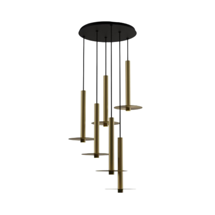 Koncept CMP-C6-S-16 Combi LED Pendant, Metal Plate